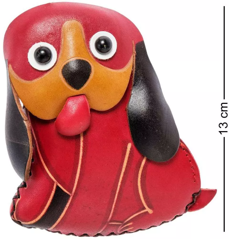 Кошелёк кожаный Собака