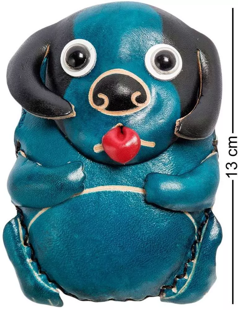 Кошелёк кожаный Собака