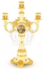 Подсвечник на 3 свечи BAROQUE