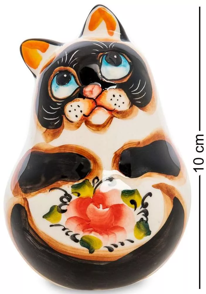 Фигурка Котик (Гжельский фарфор)