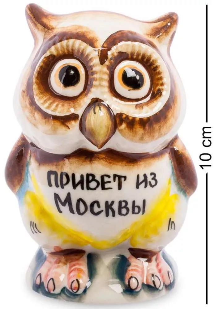 Фигурка Сова (Гжельский фарфор)