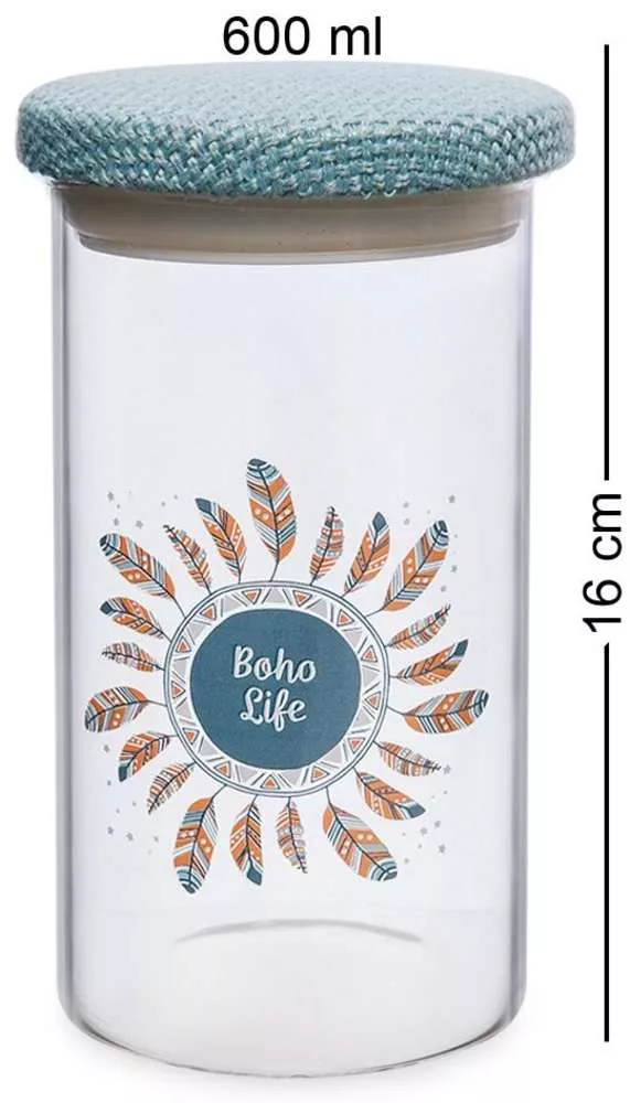 Банка для сыпучих продуктов Boho Life