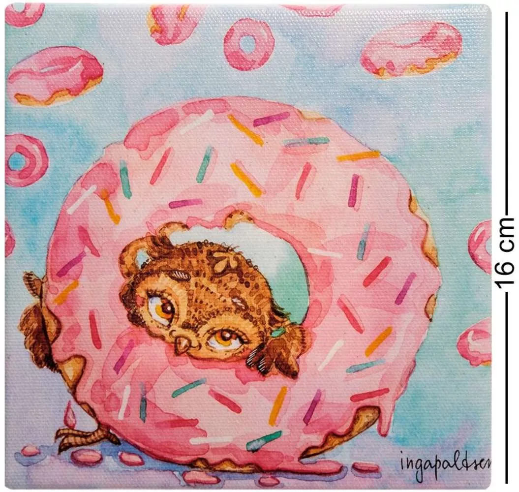 Жикле Один кофе - один пончик