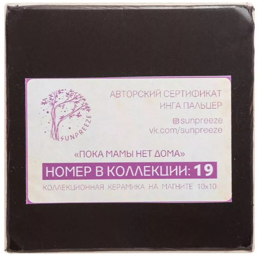 Магнит Пока мамы нет дома