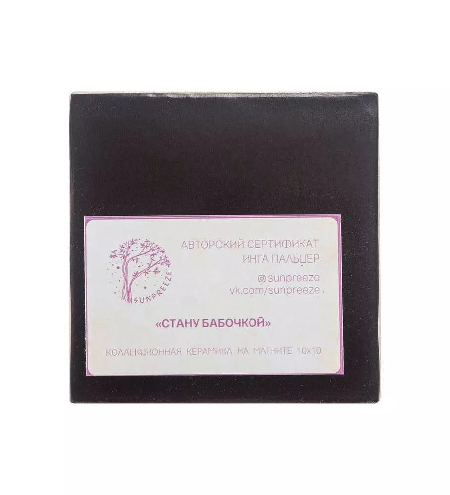 Магнит Стану бабочкой