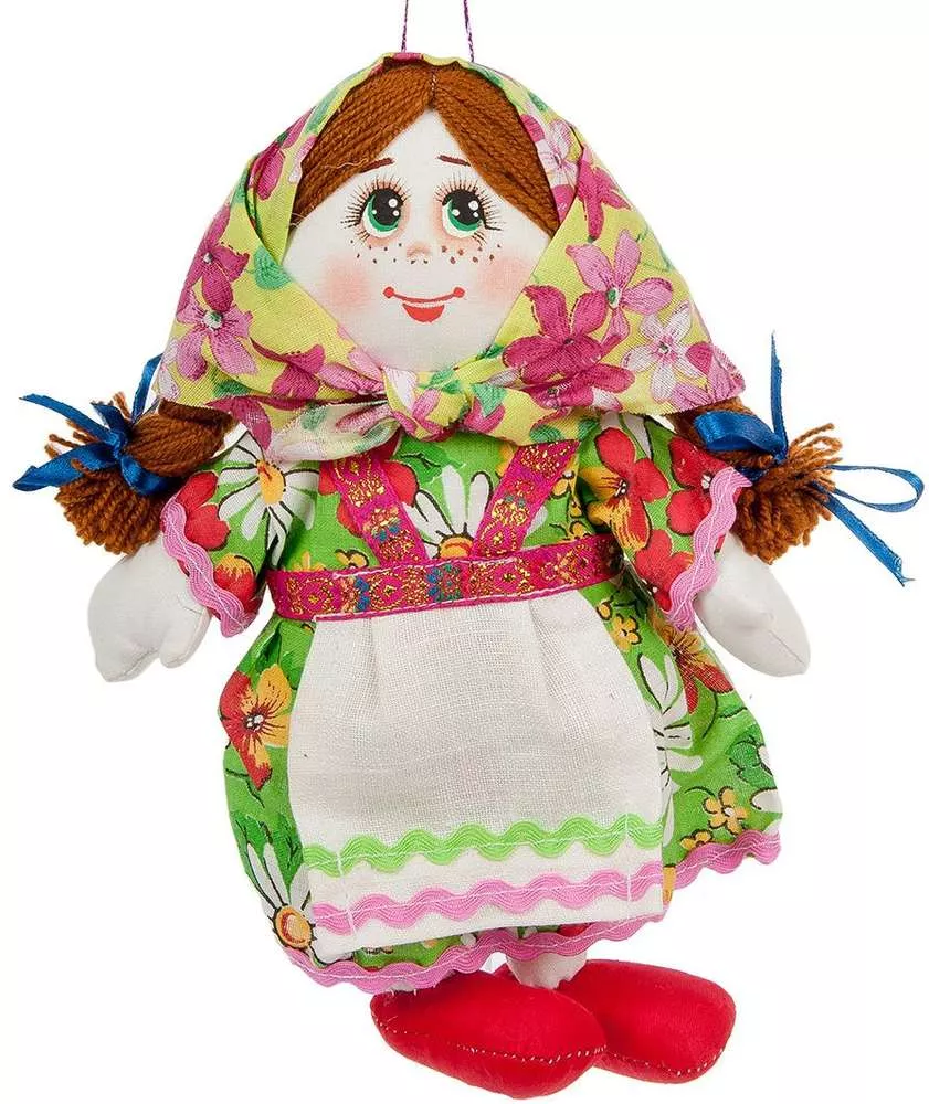 Игрушка лоскутная Дашенька