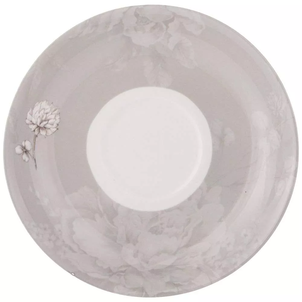 Чайная пара White flower (серая)