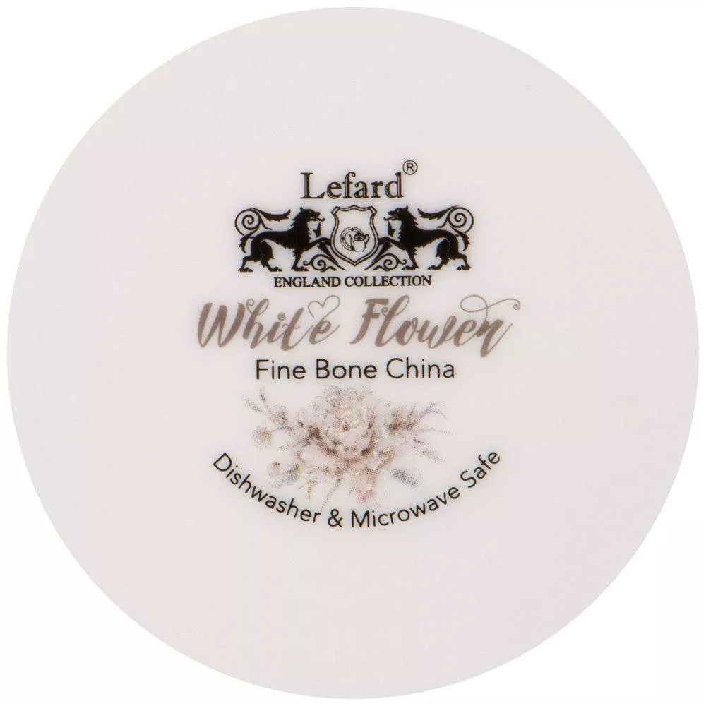 Чайная пара White flower (серая)