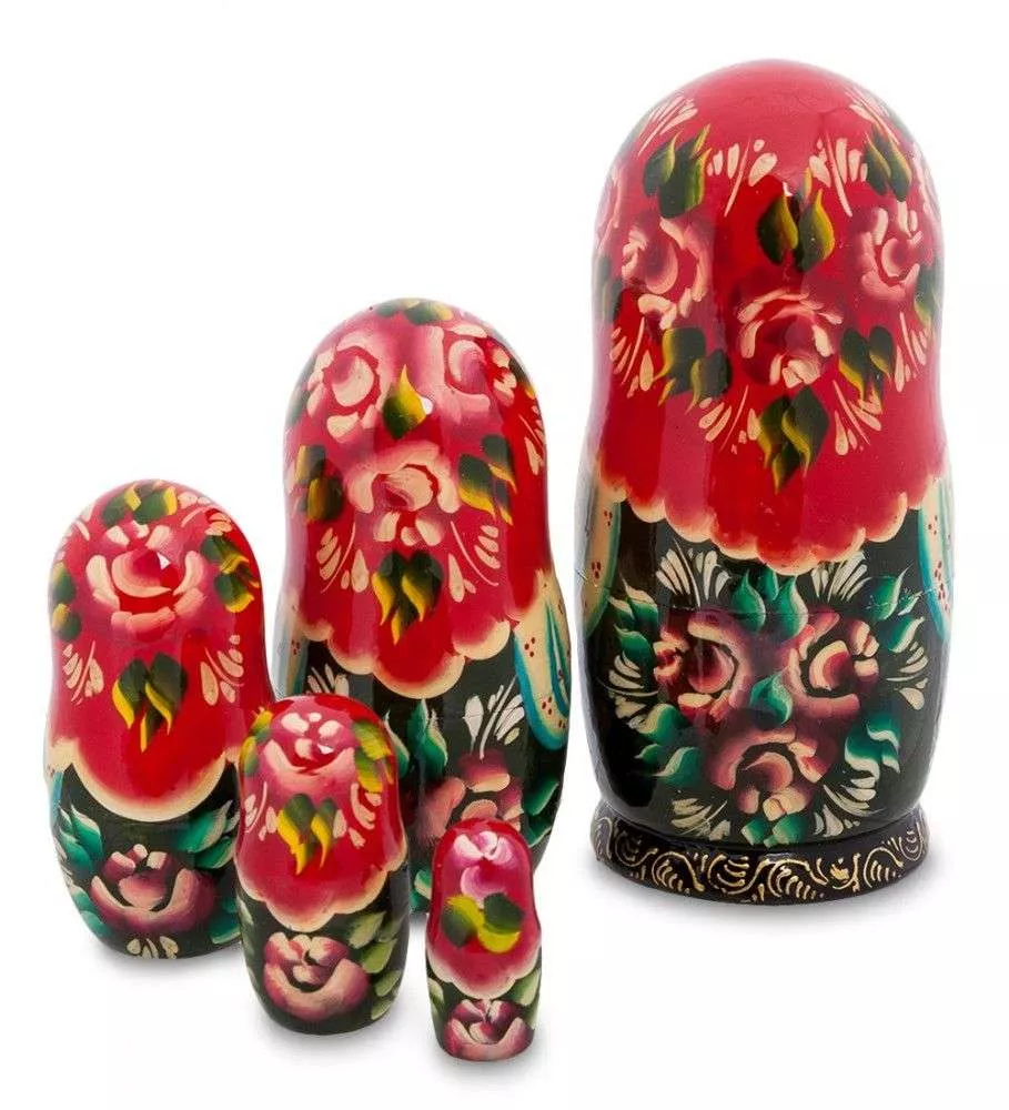 Матрешка Матрена с гусем