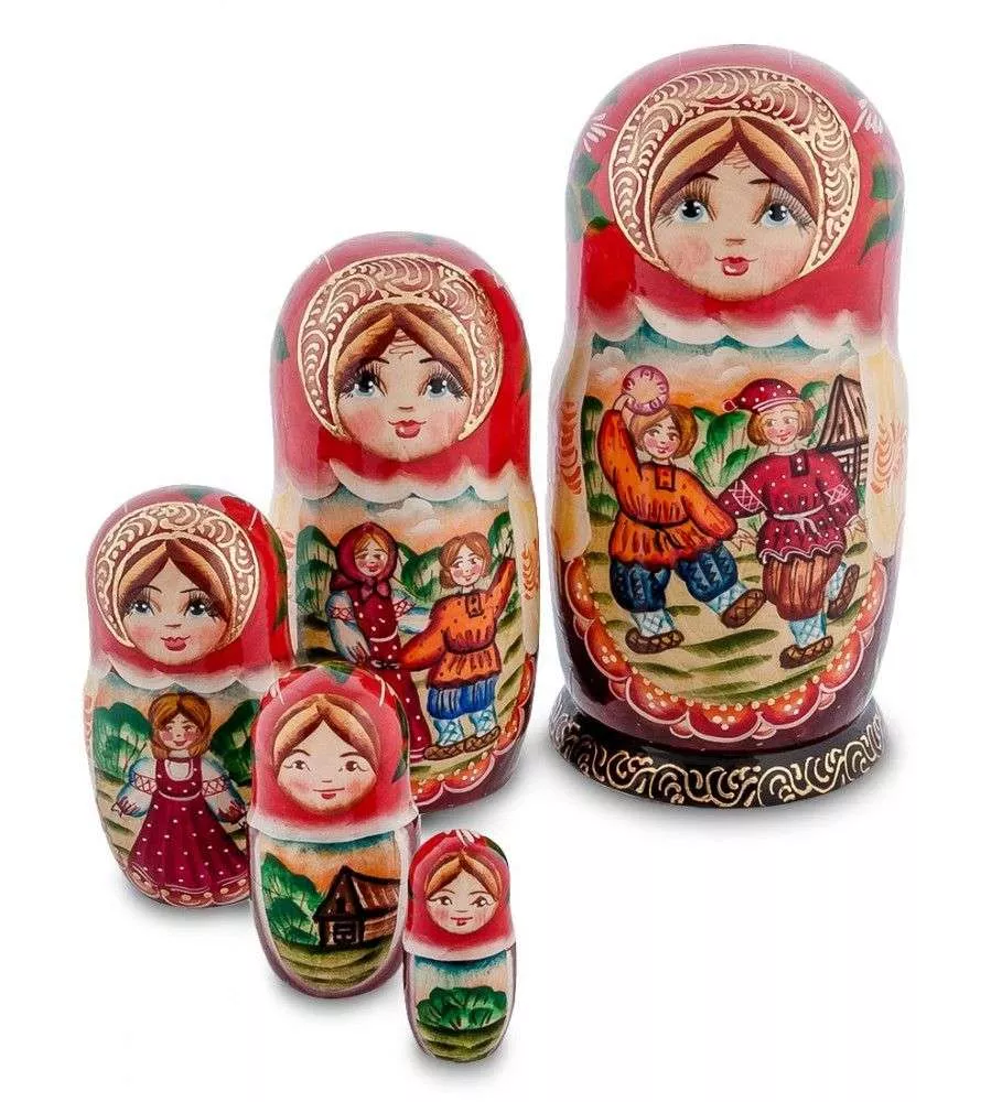 Матрешка Скоморохи