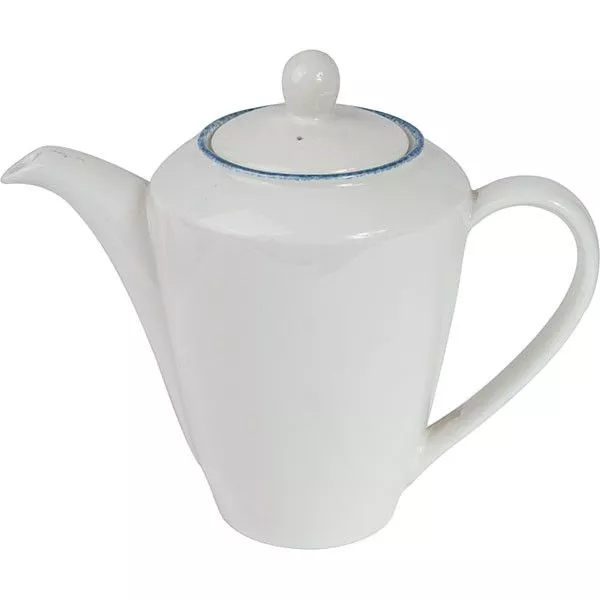 Чайник Блю Дэппл (белый, синий)