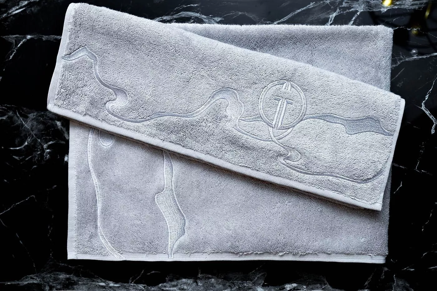 Полотенце Мелодия модал (серое)