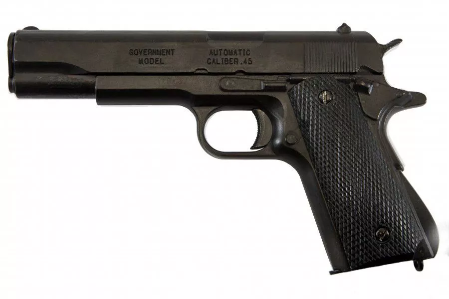 Автоматический пистолет кал.45  M1911A1, США, 1911 Г. (1 и 2 мировые войны)