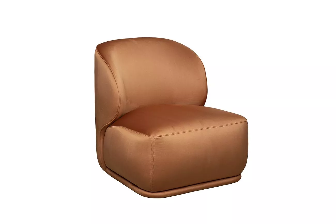Кресло Capri Basic (велюр терракотовый)