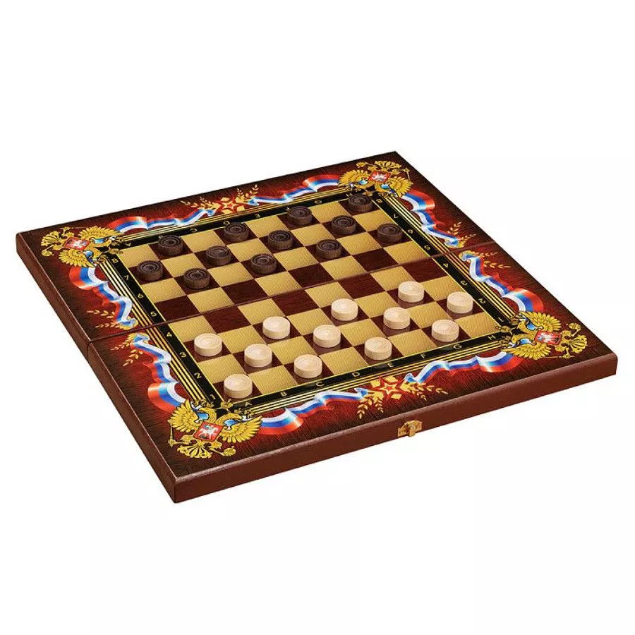 Набор 3 игры Патриот (шахматы, нарды шашки, игральная складная доска)