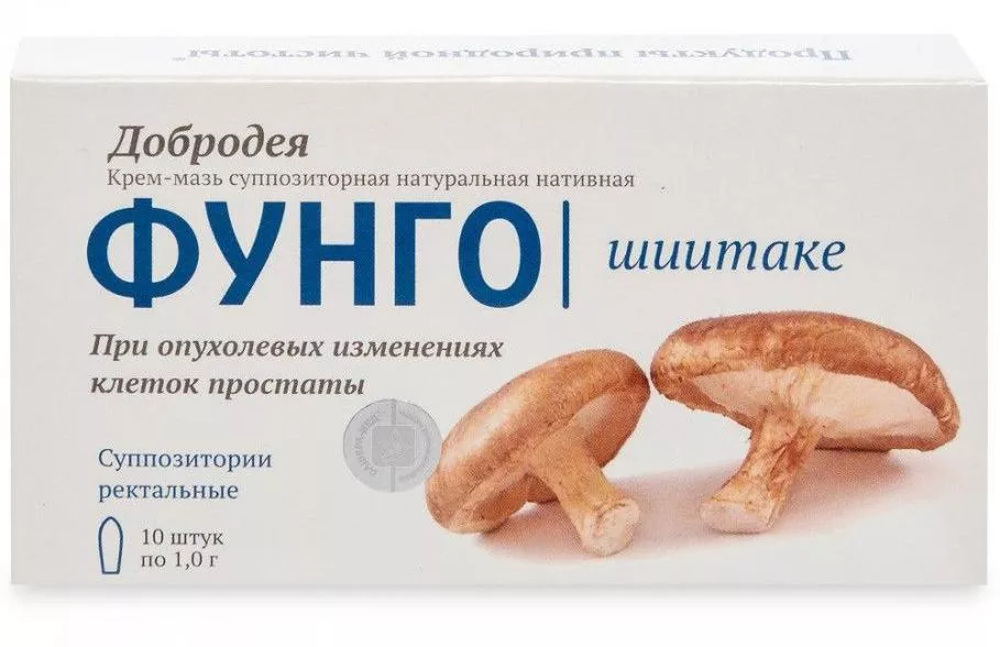 Добродея Фунго Шиитаке - При опухолевых изменениях клеток простаты