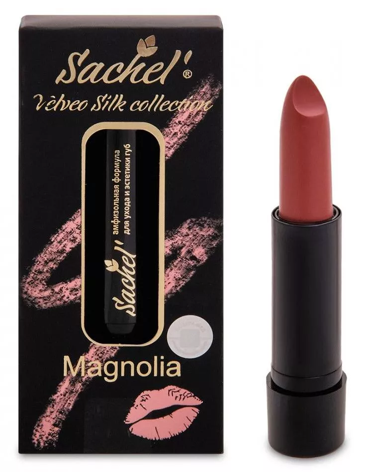 Сашель Помада Sachel Velveo Silk collection Magnolia