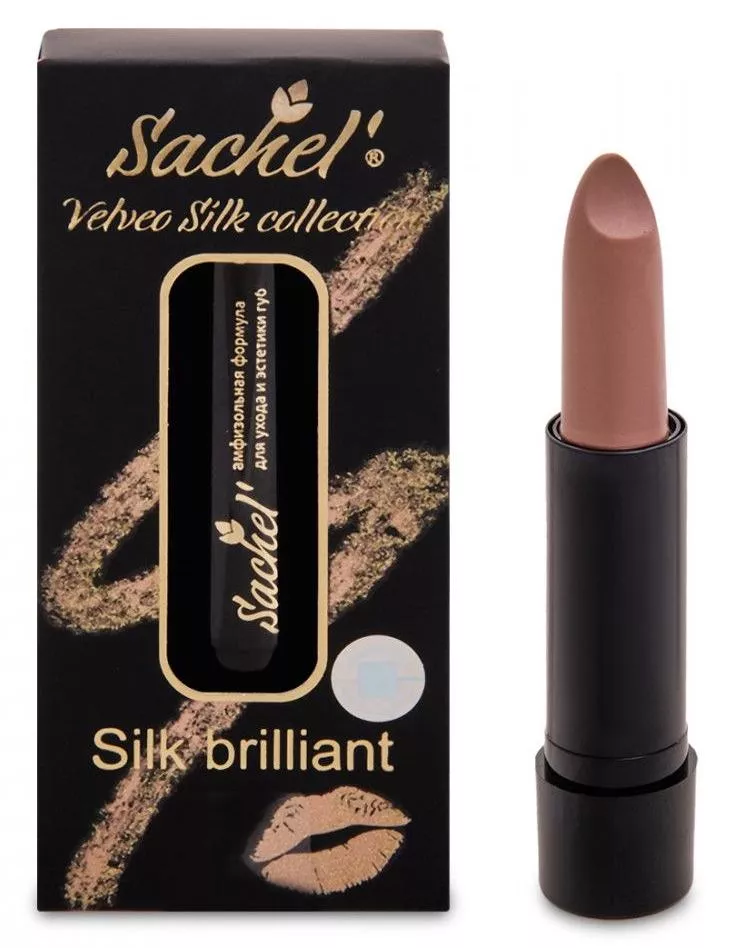 Сашель Помада Sachel Velveo Silk collection Silk brilliant