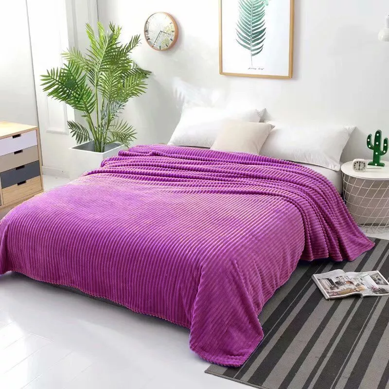 Плед фланелевый Tango Stripe фуксия