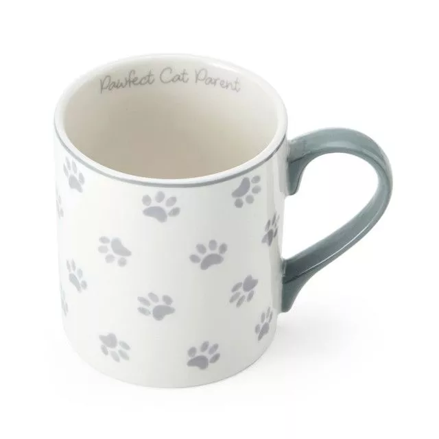 Кружка фарфоровая Pawfect Cat Parent Mikasa WHITE