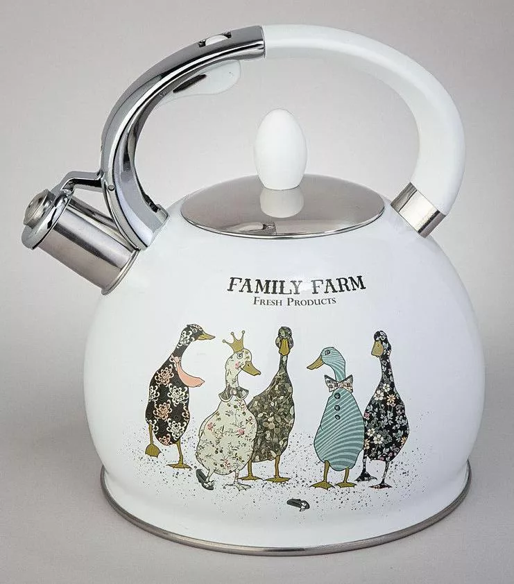Чайник со свистком Family Farm