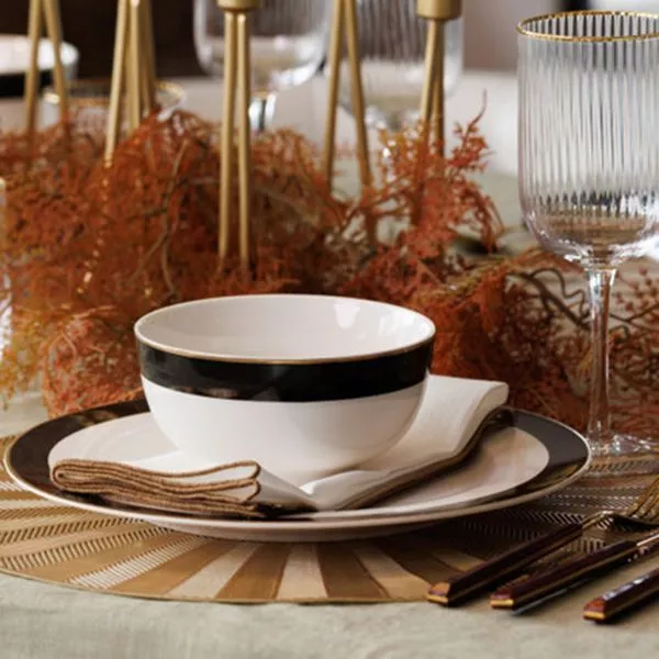 Набор из 4-х пиал для хлопьев фарфоровые Luxe Deco Mikasa
