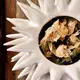 Емкость для закусок RAW Design by RBC в виде морского ежа белая