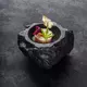 Емкость для закусок RAW Design by RBC с крышкой керамика черная