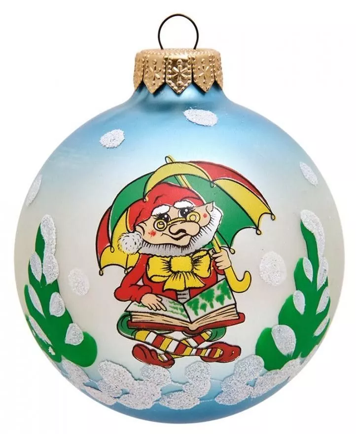 Елочное украшение Шар Гномик