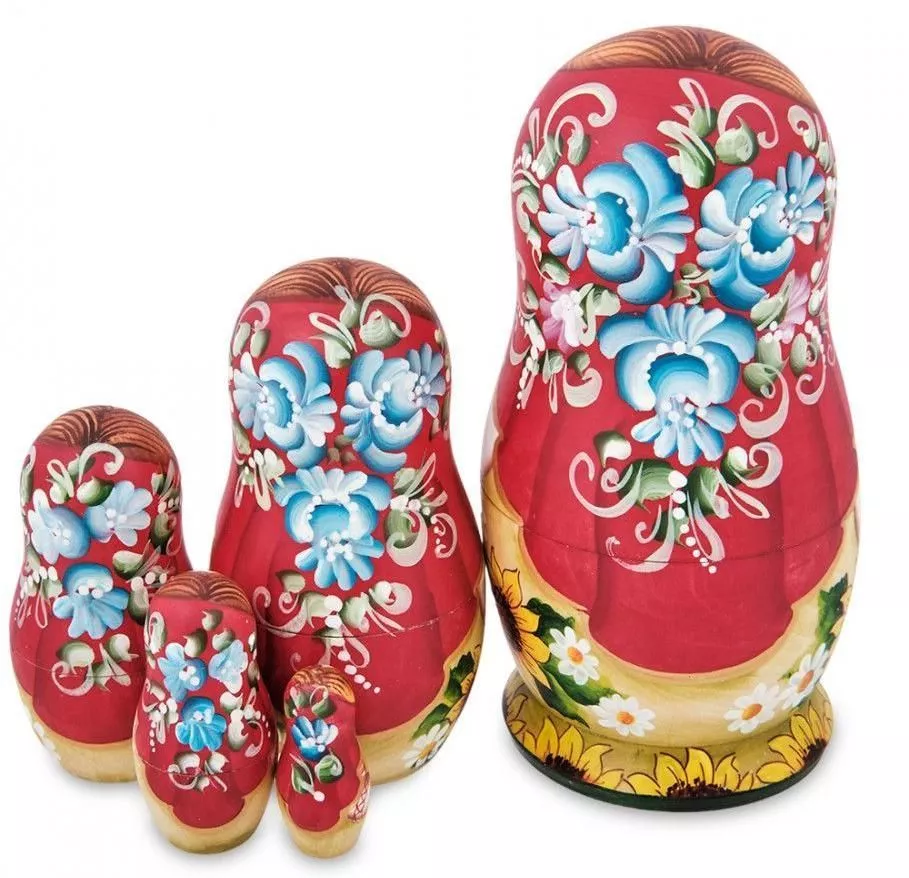 Матрешка Мария с подсолнухами