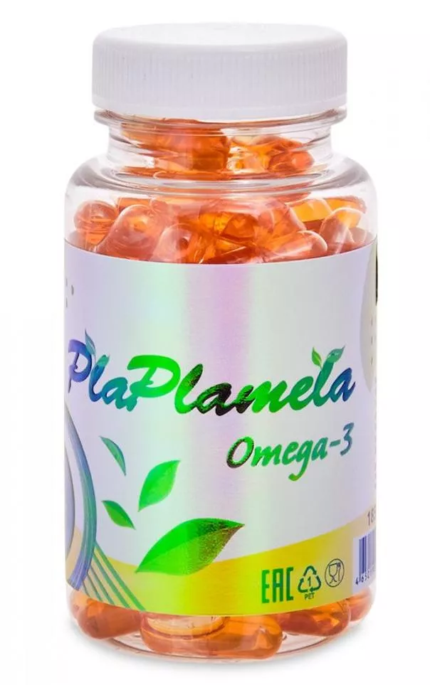 PlaPlamela Омега-3 на основе растительного сырья капсулы №90*500 мг