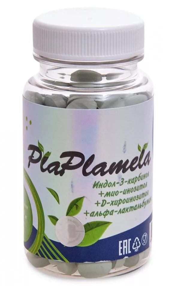 PlaPlamela Индо-инозитол конц-т пищ. на основе растит. сырья 120 №120*600 мг