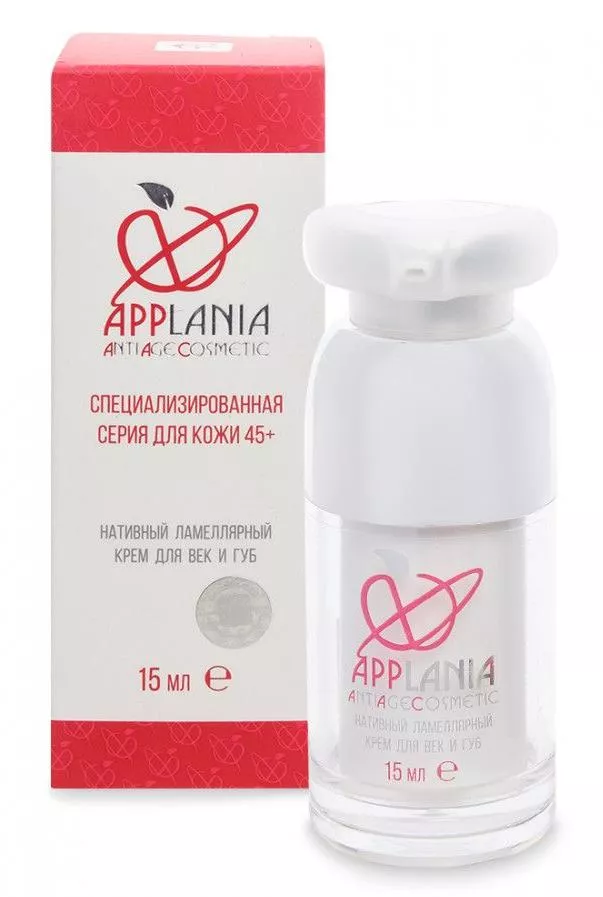 APPLANIA нативный ламеллярный крем для век и губ