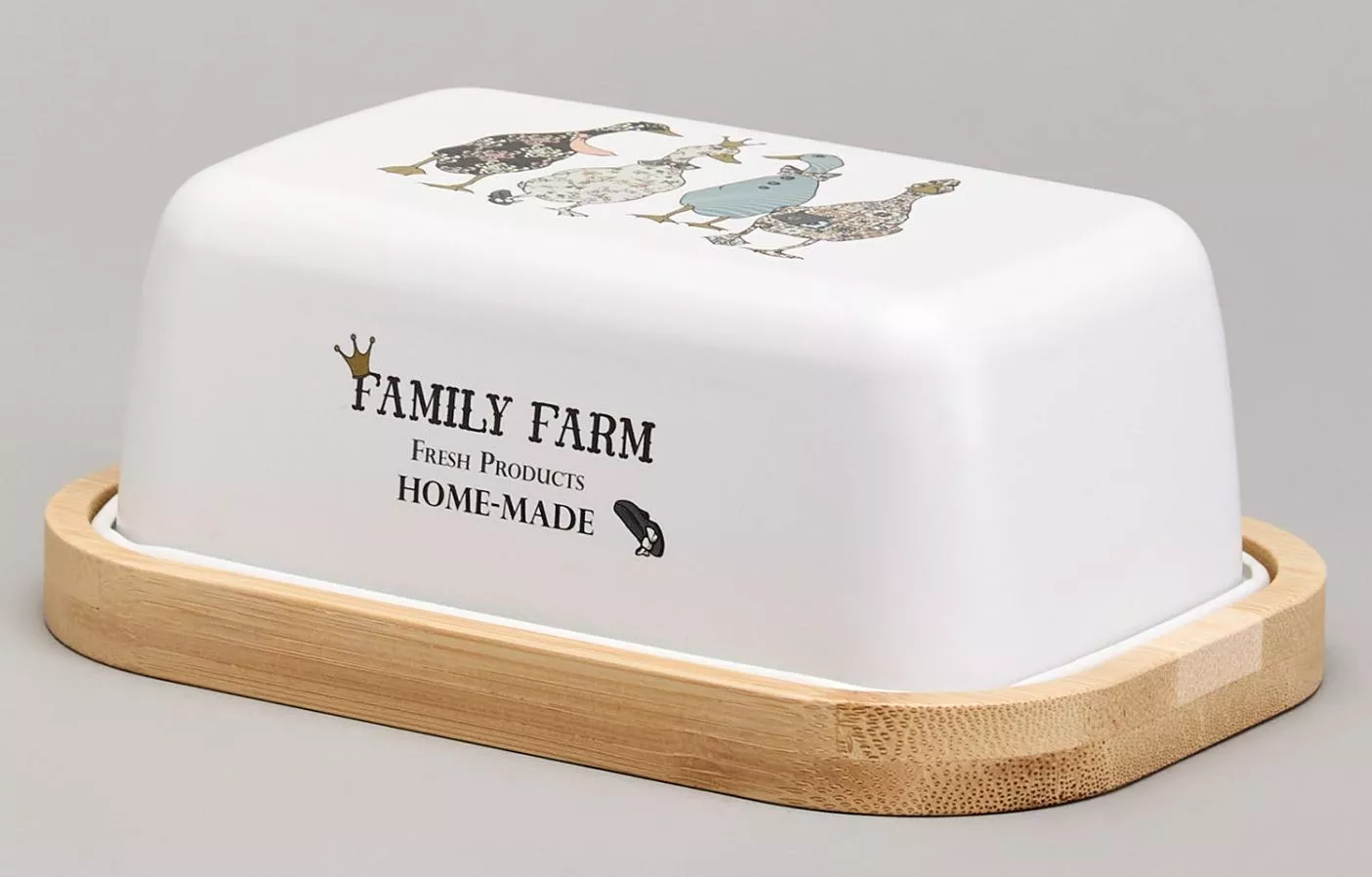 Масленка с крышкой Family Farm