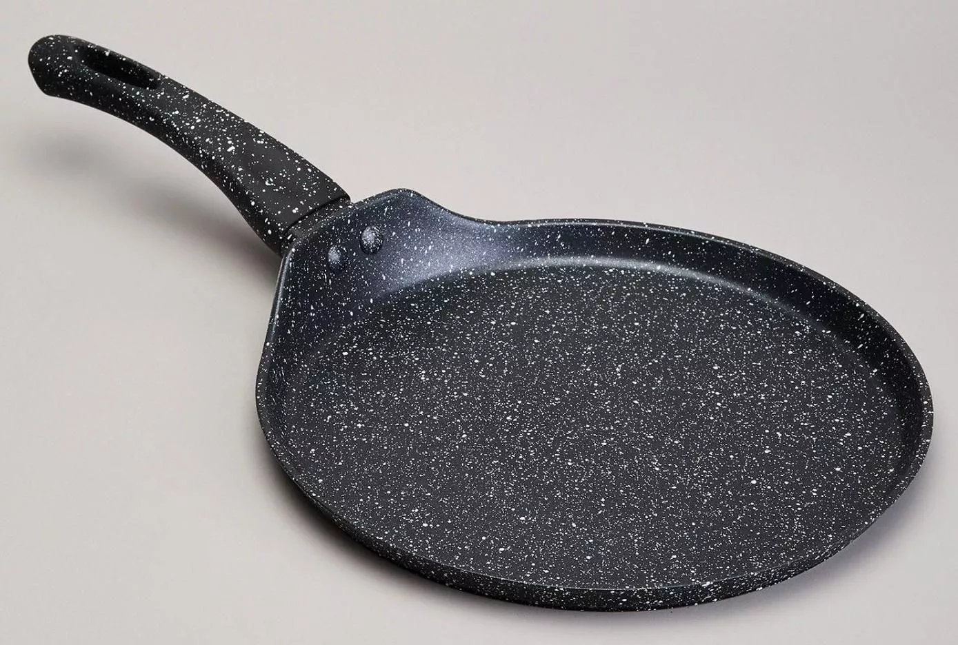 Сковорода блинная agness с антипригарным покрытием Black marble
