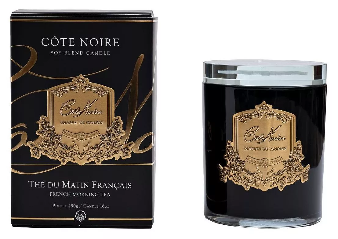 Свеча ароматическая French Morning Tea в стакане в упаковке 450 гр.
