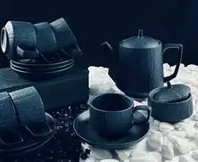 Чайный сервиз ЭФИОПИЯ черный