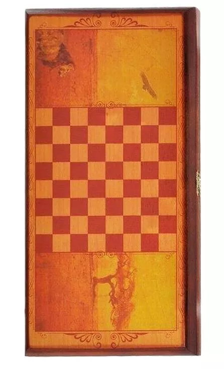 Набор 2 игры с доской Лев (шашки, нарды)
