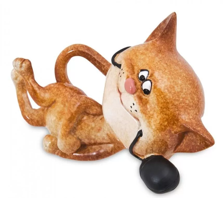 Фигурка Кот с мышкой