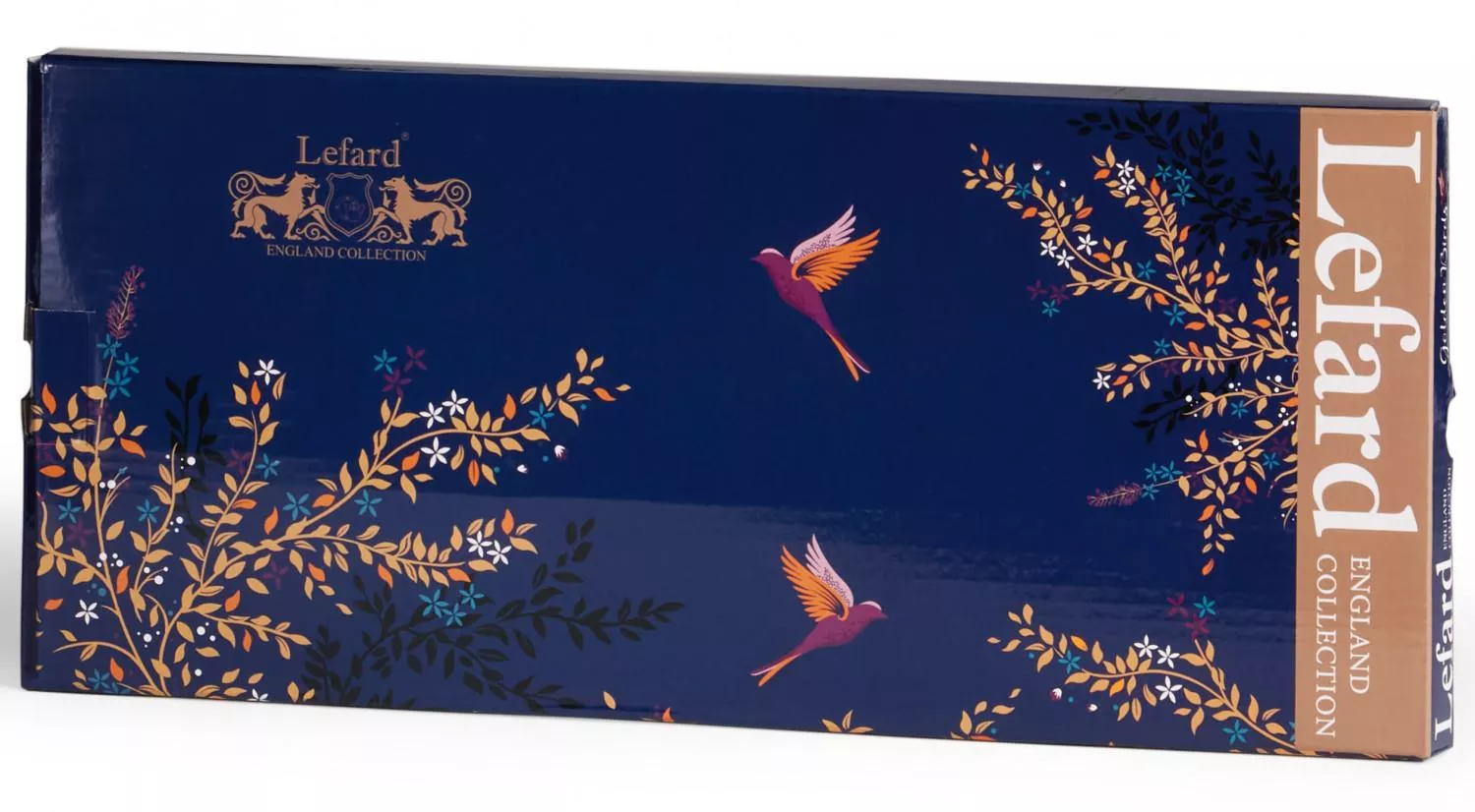 Блюдо Golden Birds изумруд