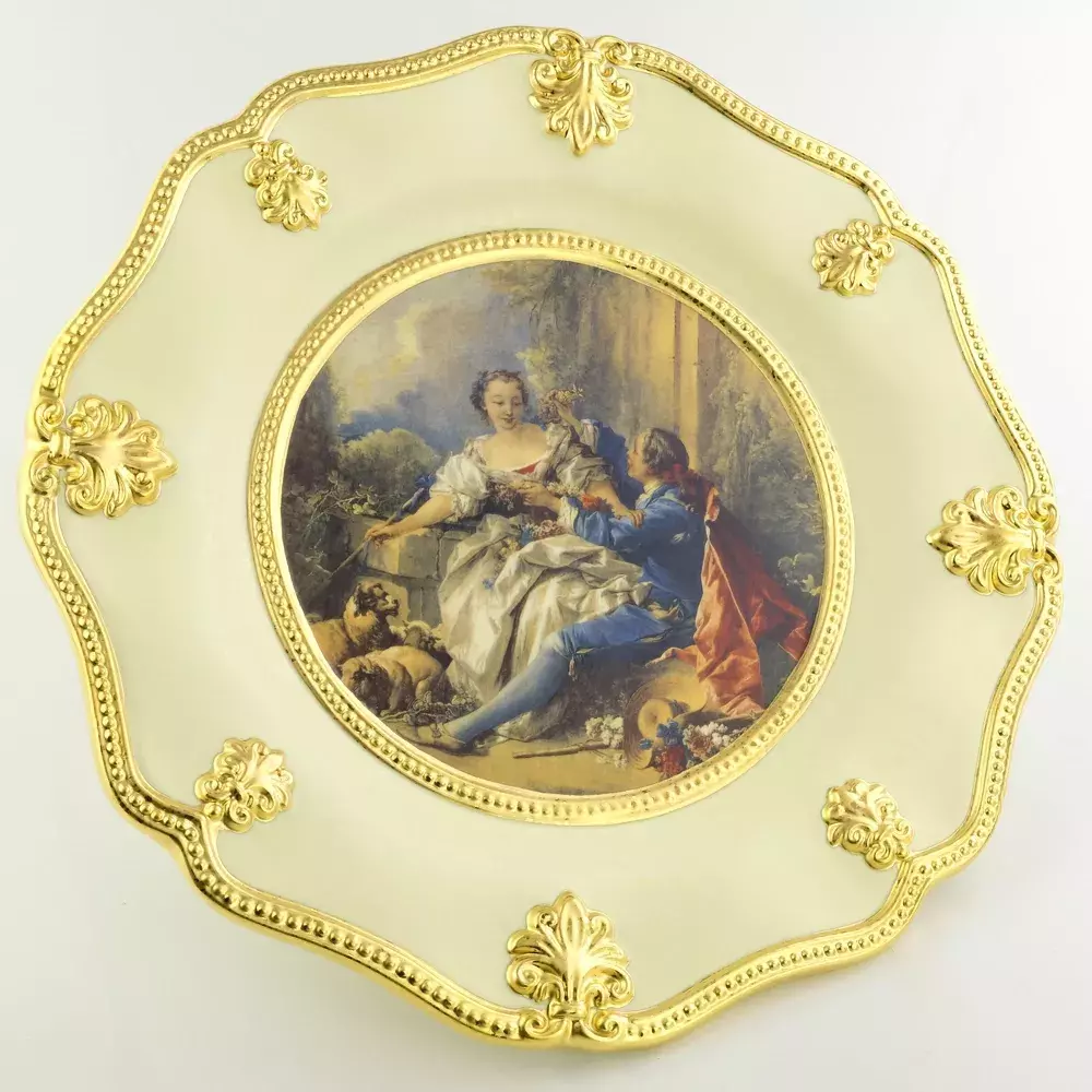 Тарелка с декором BAROQUE