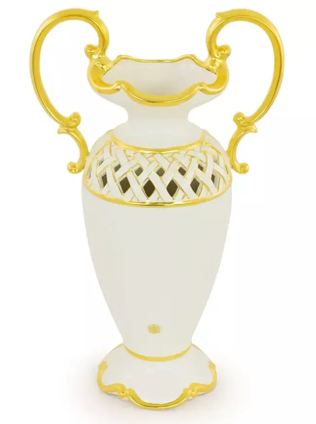 Ваза с ручками FIORI GOLD