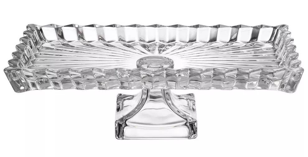 Блюдо сервировочное на ножке Crystality