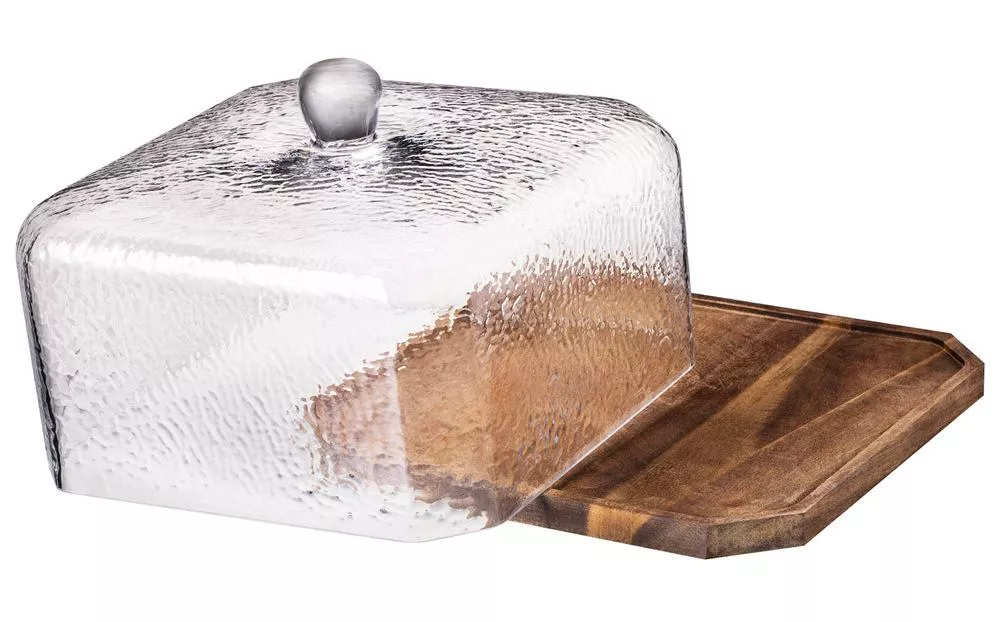 Блюдо сервировочное Aqua с крышкой