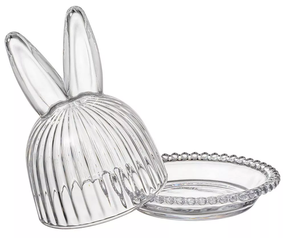 Блюдо сервировочное с крышкой Rabbit Family