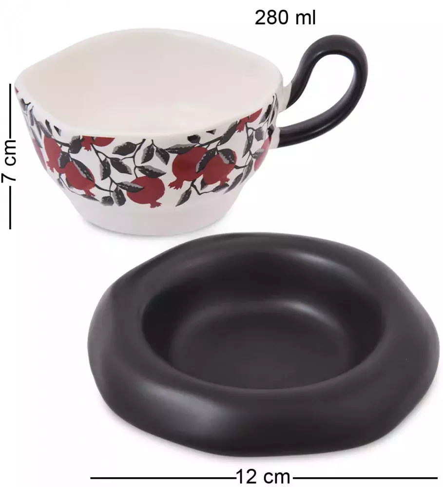 MUG-467/1 Чайная пара «Гранат»