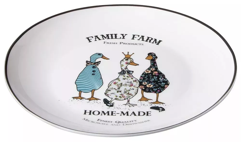 Набор из 2-х тарелок закусочных Family Farm