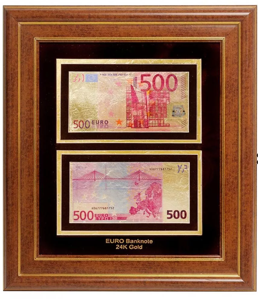 Панно Банкнота 500 EUR (евро) Евросоюз - 2/size