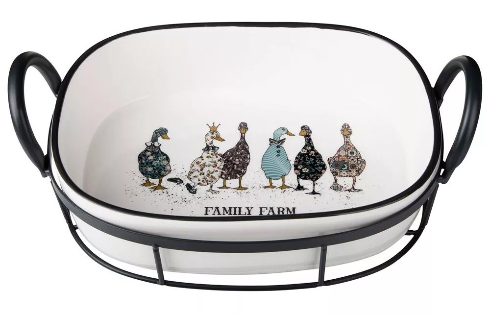 Форма на металлической подставке Family Farm 1800 мл