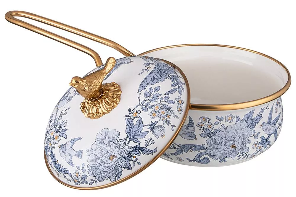 Ковш эмалированный Royal Garden blue